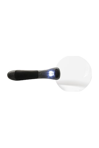 Konus Lux 90 2.5X Çift Led Aydınlatmalı Hafif ve Geniş Çaplı Büyü Gri