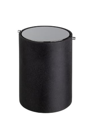 Banyo Çöp Kovası 4 L - Siyah/krom Renk Çok Renkli