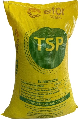 Efor Tsp Triple Süper Fosfat Gübre 50 Kg 40-44-46 250 Gr
