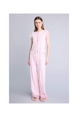 Defacto Regular Fıt Kısa Kollu 2li Takım H5915ax26smpn186 Pembe-pn186
