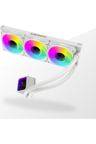 Game Master 3 Fanlı Argb 360MM Watercooler Beyaz Sıvı Soğutma