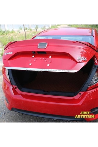 Honda Civic Fc5 Krom Bagaj Alt Çıtası 2016 - 2020