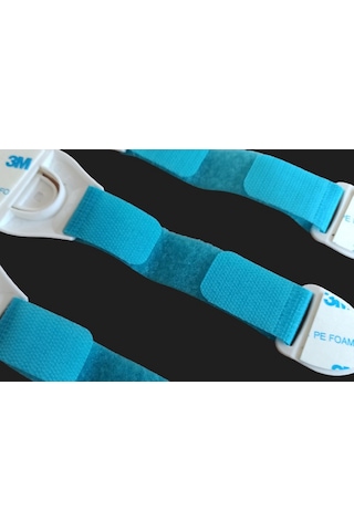 Demet Home Uzunluk Ayarlı Çocuk Çekmece Dolap Emniyet Kilidi Çok Renkli 10'lu Çok Renkli