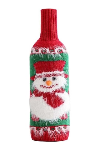 Pazly Yılbaşı Suntek Şişesi Şarap Noel-kardan-adamı Kapağı, El Sl