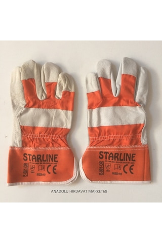 Starline Deri Kaynakçı Eldiveni E-001 Eldiven