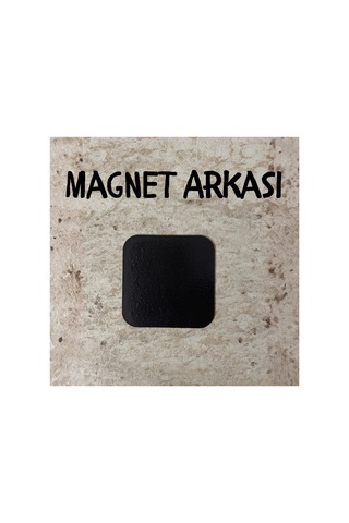 Dudu Bubu Dekoratif Buzdolabı Magneti 6x6 Cm Pembe