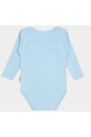 Vitmo 5'li Bebek Uzun Kollu Pamuk Çıtçıtlı Body-mavi Mavi