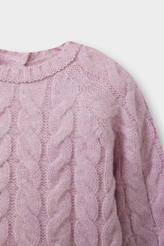 Defacto Kız Bebek Regular Fit Bisiklet Yaka Kazak D0354a525aupr251 Mor