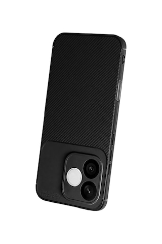 Newface - 500 - Huawei Honor 600 Lite Auto Focus Karbon Kapak - Csmo-tex - - Siyah