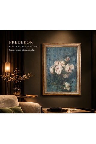 Vintage Gold Çerçeveli Tablo 60x80 Cm