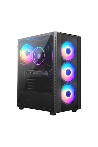 Turbox TX5421 i5-6400 16 GB 512 GB SSD 8 GB RX580 23.6" Free Dos Masaüstü Oyuncu Bilgisayarı