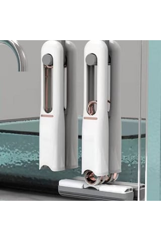 Maiyame Eko Pamuk Başlıklı Elden Silgi Mop Seti - Taşınabilir, Suyu Çeker, Kolay Dehidrasyon + 2 Değiştirme Başlığı