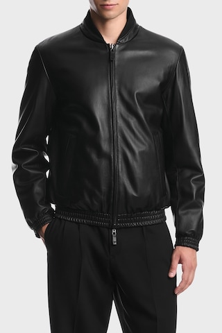 Emporio Armani Logolu Suya Dayanıklı Çift Taraflı Bomber Ceket Erkek Ceket Em007244 Af29324 Uc001 Siyah