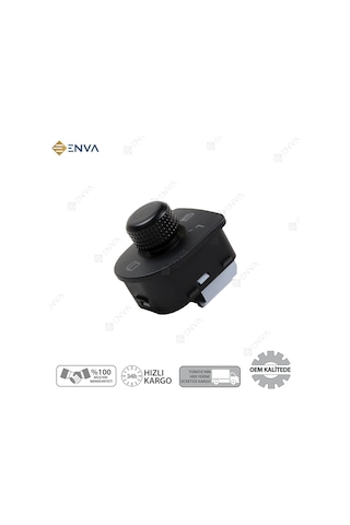 Volkswagen Golf 4 Katlanır Dikiz Ayna Ayar Düğmesi 1997-2004
