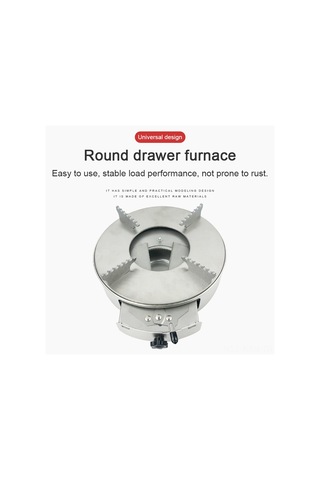 Kosona Kampanya Alkollü Ocak, Alüminyum Malzeme, Çekmeli Yakıt Kapak, Ateş Gücü Ayarlayıcı, Dış Mekan Kamp Fişi Piknik İçin Gümüş