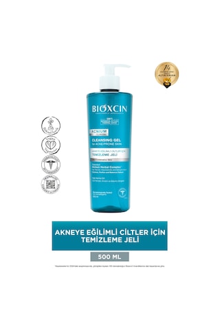 Bioxcin Acnium Sebum Dengeleyici Yüz Yıkama Jeli 500 ml