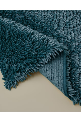 English Home Silky Shine Kaydırmaz Taban Banyo Paspası 50x80 Cm Petrol Petrol