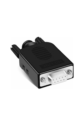 Kutulu Db9 Dişi Konnektör 9 Pin D-sub Seri Port Terminal Adaptör