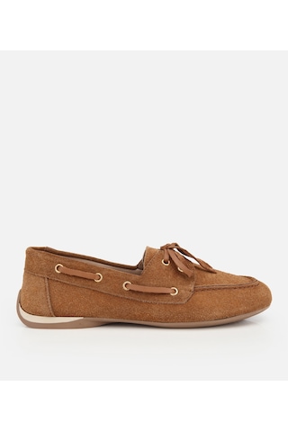 Hotiç Kadın Süet Deri Taba Comfort Günlük Loafer 01ayh320480a370 01ayh320480a370