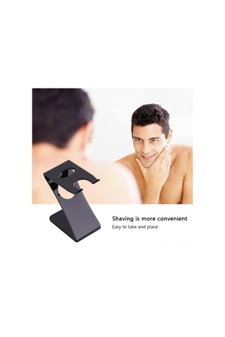 Ximistore9 Siyah Akrilik Tıraş Aleti Depolama Rafı - Tıraş Fırçası Ve Bıçağı Tutucu - Banyo Düzeni Gereci S1080