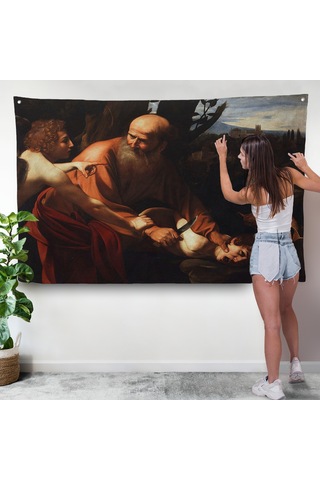 Caravaggio - İsanın Kurban Edilmesi Duvar Örtüsü - Sacrifice Of Isaac-7121