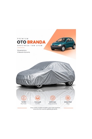 Ford Ka 1996-2008 Hatchback Uyumlu Araba Brandası Oto Branda Araba Örtüsü Araç Çadırı