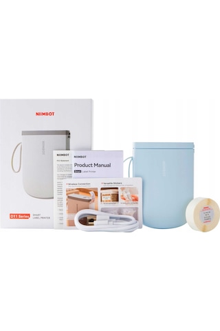 Nıımbot D11 H Bluetooth Taşınabilir Mavi Termal Etiket Yazıcı