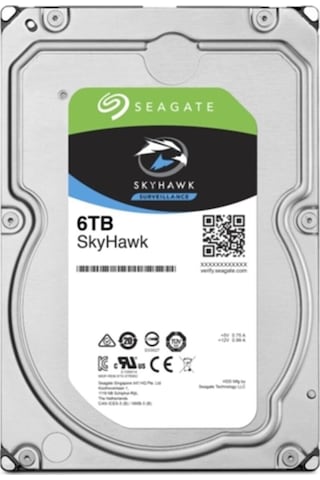 Seagate Skyhawk 3,5 6tb 256mb 5900 St6000vx001-136590