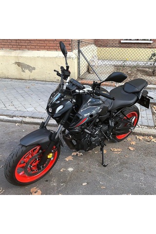 Skycity Yamaha Mt-07 2021 İçin Siyah Pak Cam, Rüzgar Koruma Ve Aerodinamik İyileştirme, Kolay Montaj, Yeni Ürün