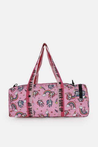 İcone Bag Çocuk Yıldız Logolu Spor Çanta, Çocuk Spor Çanta, Fermuarlı Detaylı Çocuk Spor Çanta FUŞYA - PEMBE
