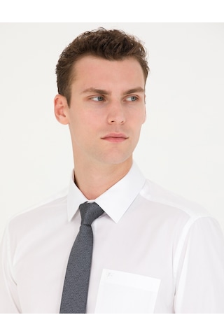 Pierre Cardin Erkek Beyaz Basic Gömlek 50277146-vr013 Beyaz