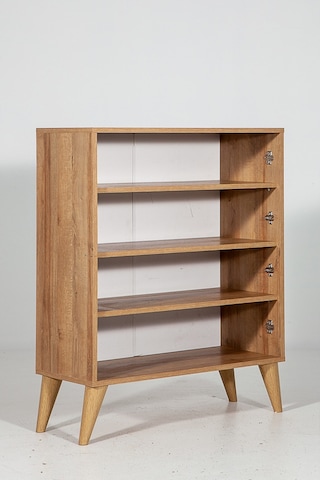 Mary Eyfel / 4 Raflı 2 Kapaklı Çok Amaçlı Mutfak Dolabı Banyo Dolabı Çok Amaçlı Dolap