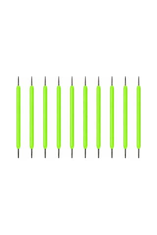 3 Volt 38mm Yeşil Led Filament Retro Tungsten Görünümlü Dekoratif Filament 10 Adet
