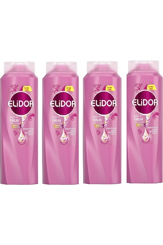Elidor Güçlü ve Parlak 2'si 1 Arada Şampuan&Bakım Kremi 500ML x4