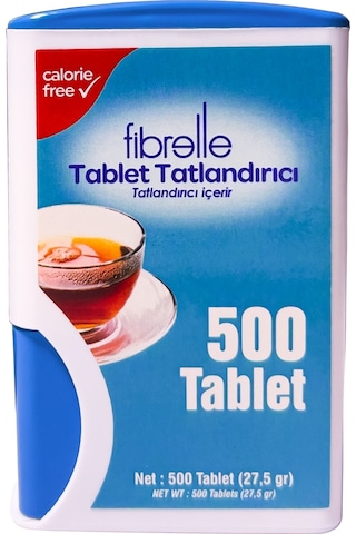 Fibrelle Sakarinli Tablet Tatlandırıcı 500'lü
