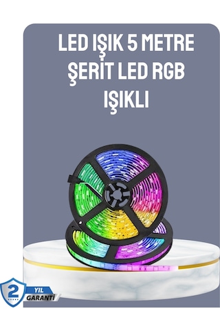 Kumandalı 5 Metre Şerit Led Dekoratif Aydınlatma 1