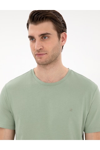 Pierre Cardin Erkek Çağla Tişört Basic 50306980-vr016 Çağla