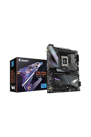 Gigabyte Z790 Aorus Pro X WIFI7 Intel Z790 8266 MHz (OC) DDR5 Soket 1700 ATX Anakart