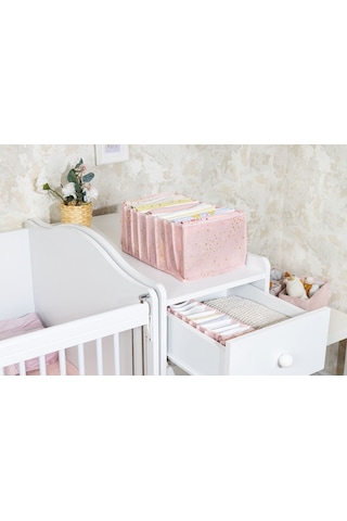 Baby Akordiyon Organizer Çekmece Düzenleyici Large Pembe 04089