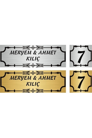 Kapı Isimliği Ve No