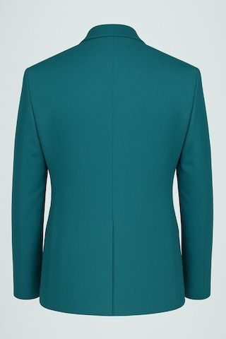 Plus Scorpion Petrol Yeşili Erkek Blazer Ceket Esnek Comfort Kumaş, Slim Fit İtalyan Kesim Tek Düğmeli Model Petrol Yeşili