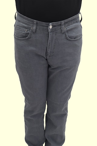 Denim Cartel Dmctekstil Erkek 1002 Yüksek Bel Normal Kesim Boru Paça Jean Pantolon Koyu Gri
