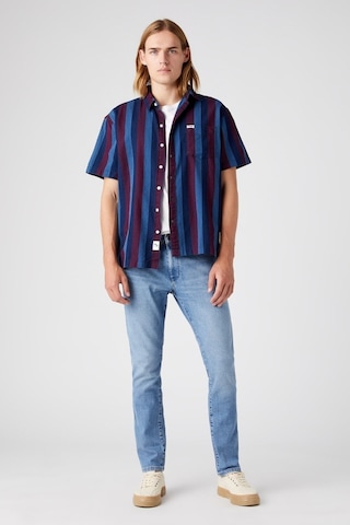 Wrangler Slim Fit Dar Kesim Normal Bel Erkek Açık Mavi Esnek Jean Denim Kot Pantolon - W18syl29r Mavi