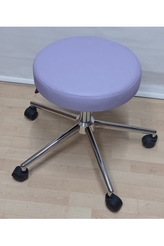 Dönerli Tabure Hekim Taburesi Metal Yıldız Ayaklı