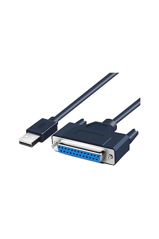 Usb Lpt Yazıcı Dnüştürücü Kablosu 1 Metre