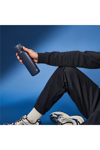 Ion8 - İnce Su Termosu - Lacivert - 500 Ml - Sızdırmaz