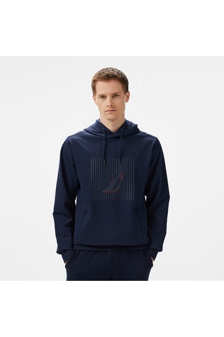 Nautica Erkek Lacivert Regular Fit Sweatshirt Düz K55503t Lacivert