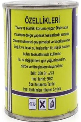 Difix Doğalgaz Macunu 350 Gr 4 Adet