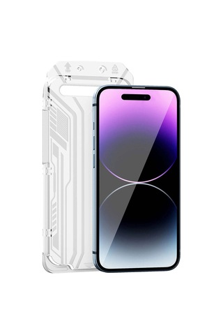 Apple iPhone 15 Uyumlu Plus Wiwu Sq-005 Easy İnstall İvista Super Hardness Ekran Koruyucu