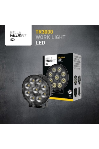 Hella Led-çalışma Farı Tr3000-12/24v - 3000lm - Montaj/vidalanmış - Hareketli Montaj Barı - Yakın Alan Aydınlat